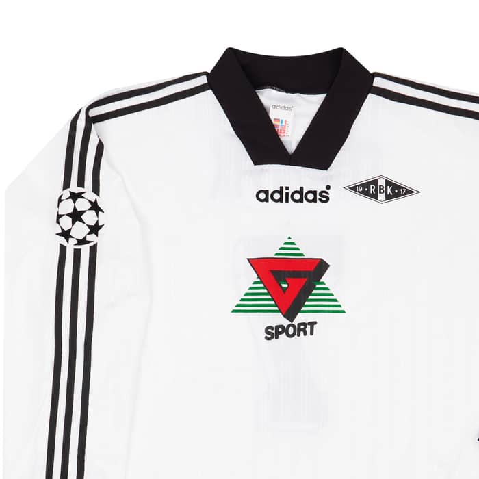 1996-97 Rosenborg Match Worn Champions League Home L/S Shirt Staurvik #7 (v Gothenburg)