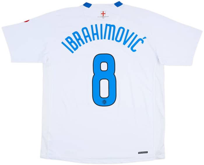 Camiseta de visitante del Inter Milan 2006-07 Ibrahimovic #8 - 10/10 - (L)