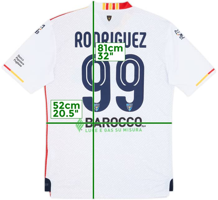 2020-21 Lecce Away Shirt Rodriguez #99 - 10/10 - (XL)