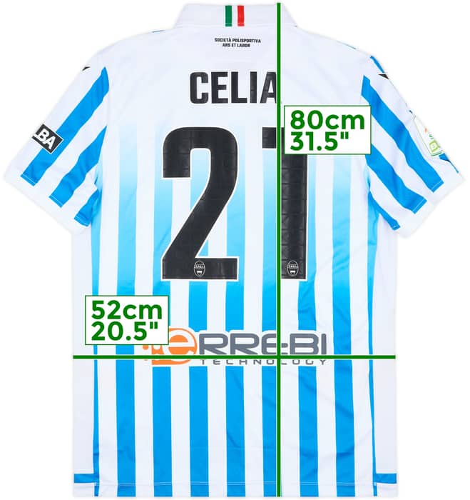 2022-23 SPAL Match Issue Home Shirt Celia #21