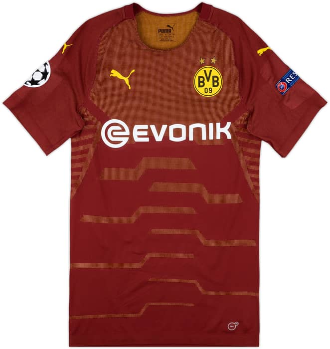 2018-19 Borussia Dortmund Player Issue Champions League Third Shirt Pieper #3 - 9/10 - (XL)