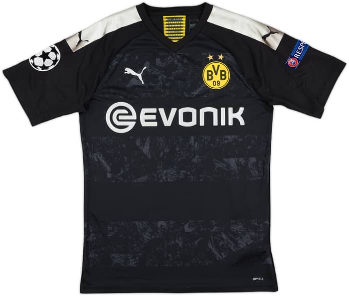 2019-20 Borussia Dortmund Player Issue Champions League Away Shirt Hakimi #5 - 9/10 - (M)