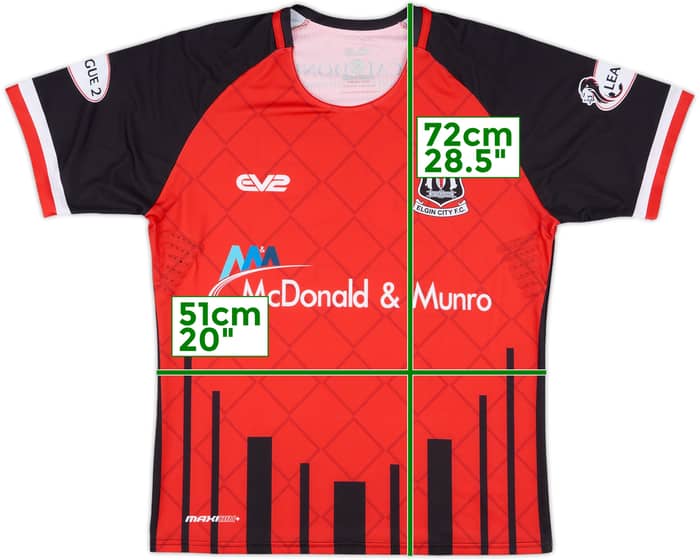 2018-20 Elgin City Match Issue Away Shirt #25