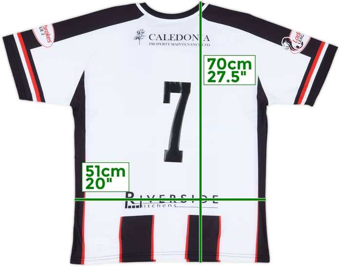 2018-20 Elgin City Match Issue Home Shirt #7