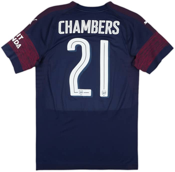 2018-19 Arsenal Match Issue Away Shirt Chambers #21
