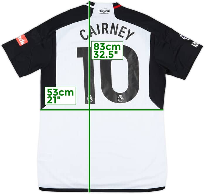 2023-24 Fulham Match Issue Home Shirt Cairney #10