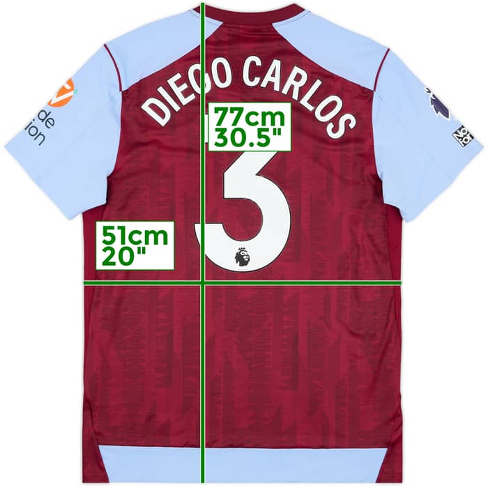 2023-24 Aston Villa Match Issue Diego Carlos #3