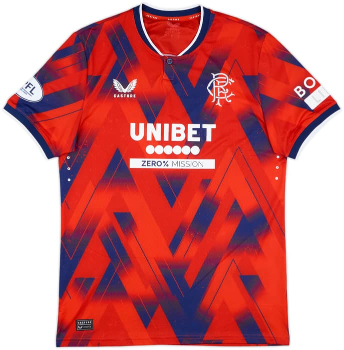 2023-24 Rangers Match Issue Fourth Shirt J. Cifuentes #15