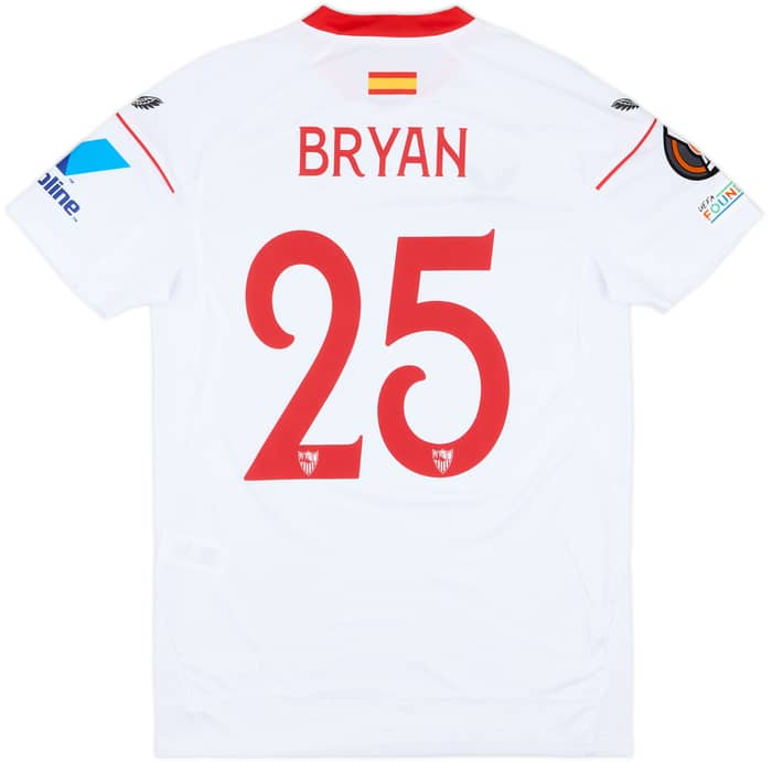 2022-23 Sevilla Match Issue Europa Issue Home Shirt Bryan #25