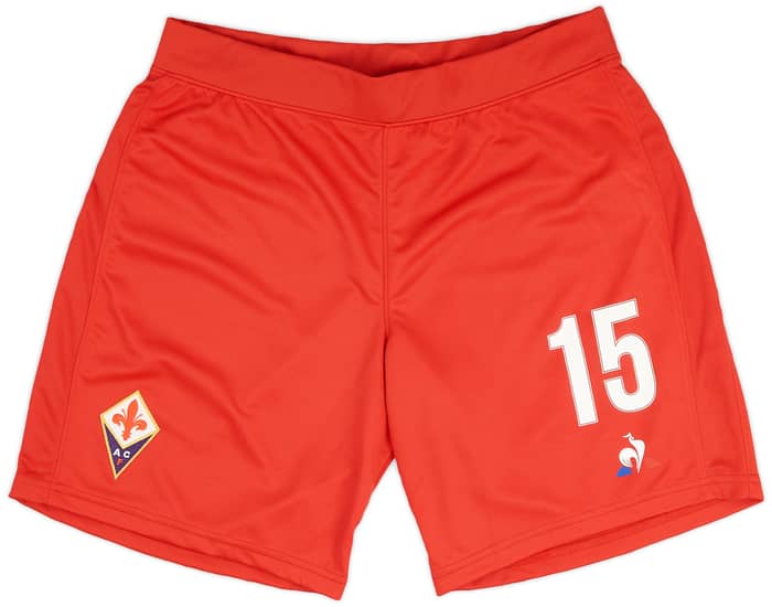 2017-18 Fiorentina Match Issue Fourth Shorts # - 4/10