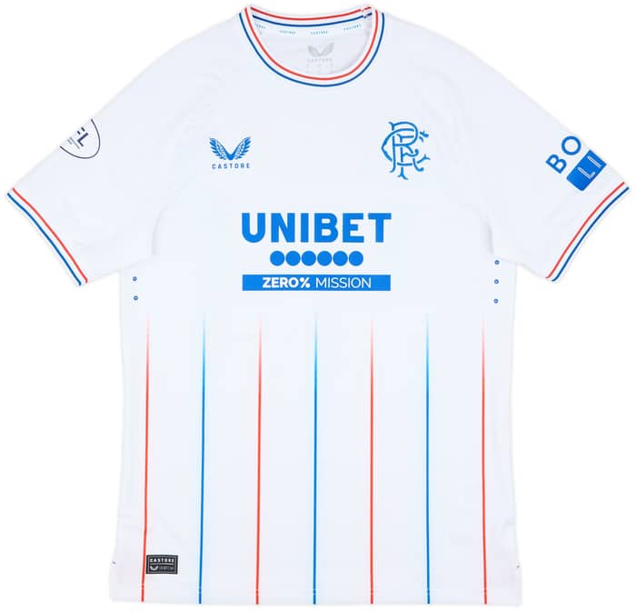 2023-24 Rangers Match Issue Away Shirt Devine #44