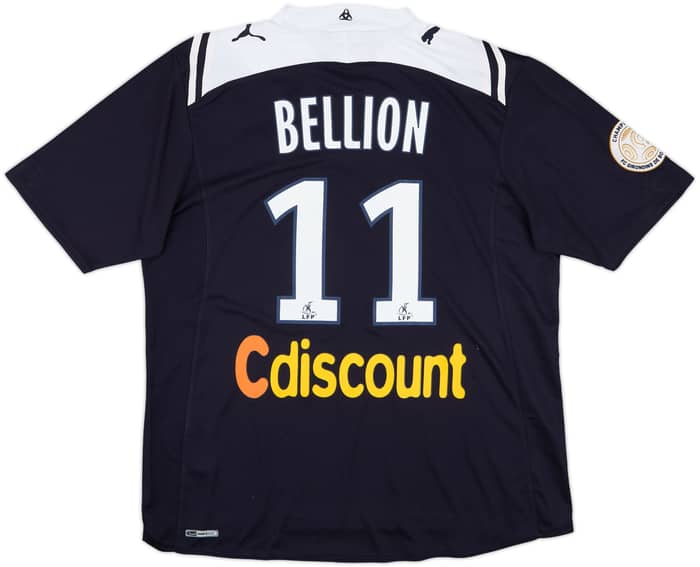 2009-10 Bordeaux Match Issue Home Shirt Bellion #11