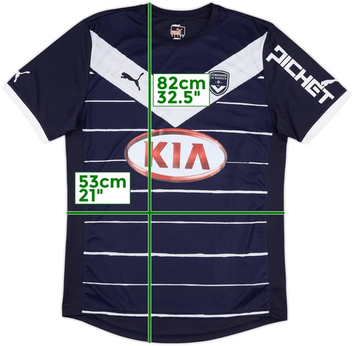 2011-12 Bordeaux Match Issue Home Shirt Bellion #11