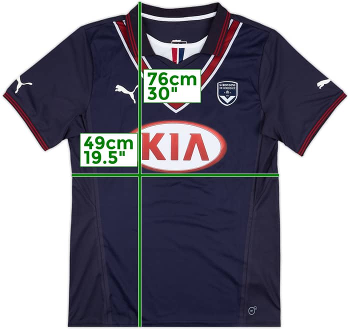 2013-14 Bordeaux Match Issue Home Shirt #11 (Bellion)
