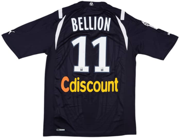 2010-11 Bordeaux Match Issue Home Shirt Bellion #11