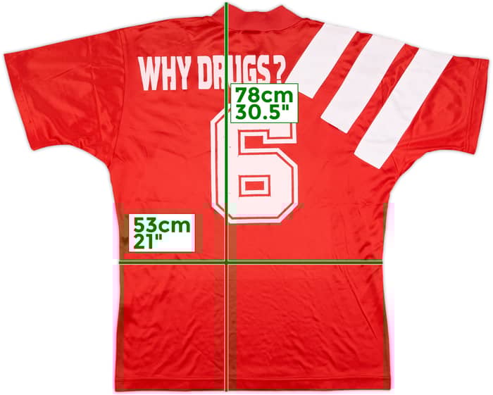 1993-94 Grasshoppers Match Issue Away Shirt #6