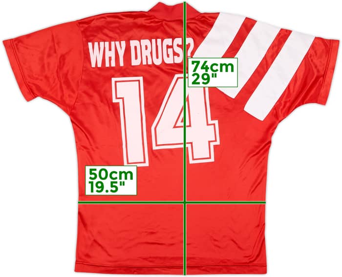 1993-94 Grasshoppers Match Issue Away Shirt #14