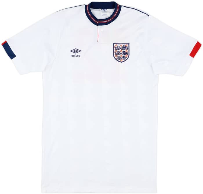 1989 England Match Worn Home Shirt #12 (Waddle) v Denmark