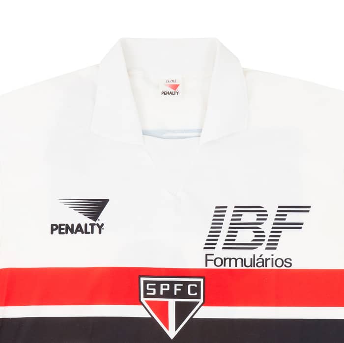 1990 Sao Paulo Home Shirt #10 - 8/10 - (L)
