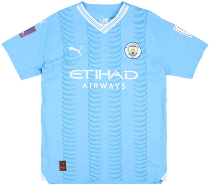 2023-24 Manchester City Match Issue Club World Cup Home Shirt Sergio Gómez #21