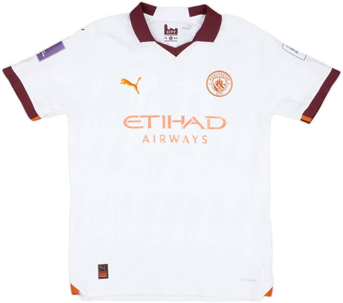 2023-24 Manchester City Match Issue Club World Cup Away Shirt Gvardiol #24