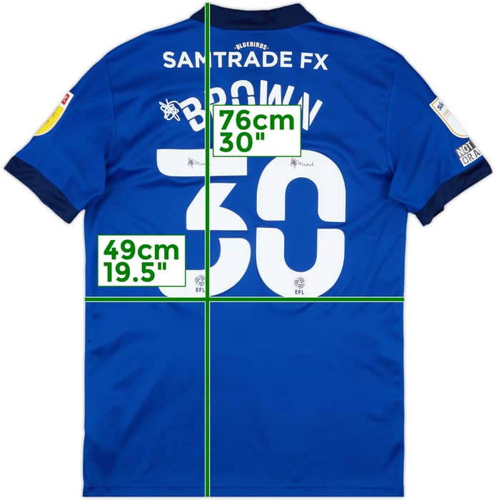 2021-22 Cardiff Match Issue Home Shirt Brown #30