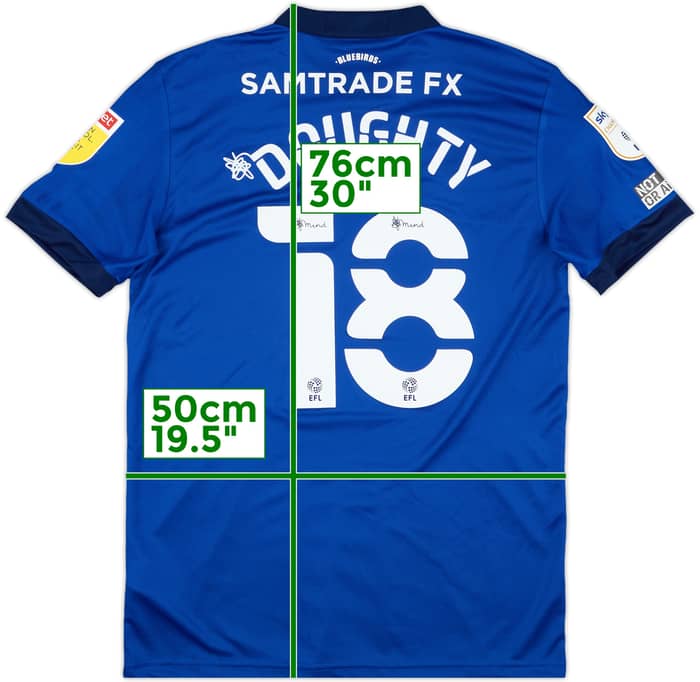 2021-22 Cardiff Match Issue Home Shirt Doughty #18