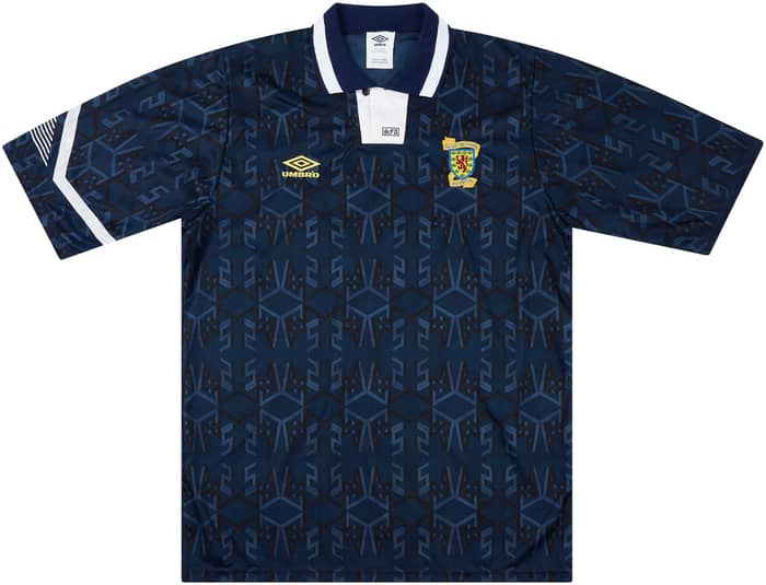 1992-93 Scotland Match Issue Home Shirt #16