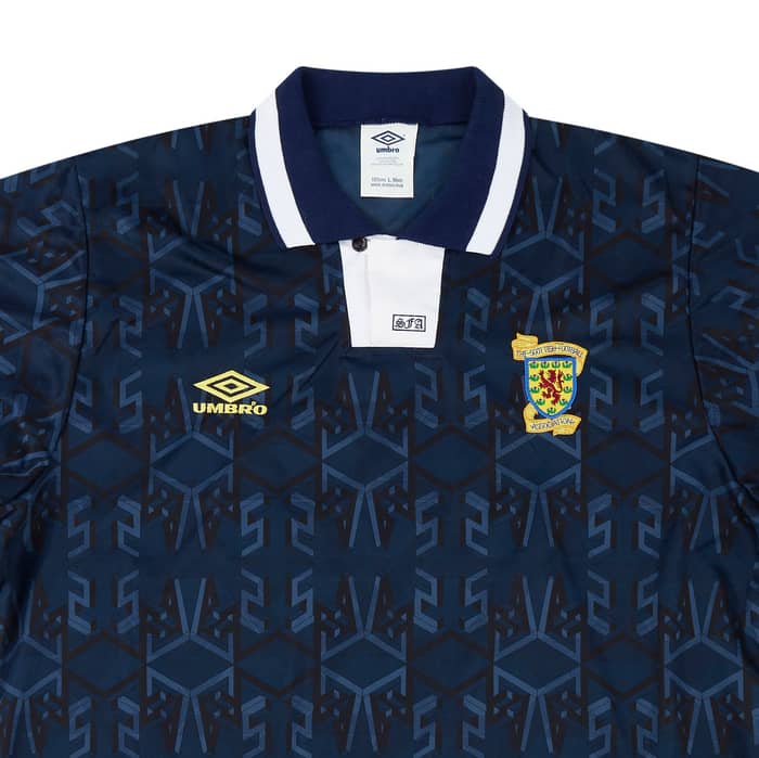 1992-93 Scotland Match Issue Home Shirt #16