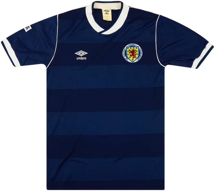 1986 Scotland U-18 Match Issue Home Shirt #18 (Howells)