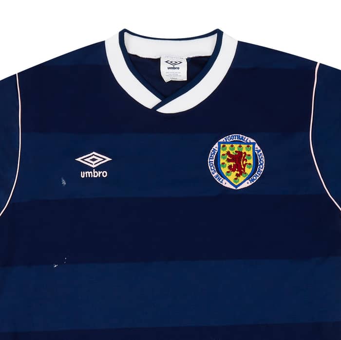 1985-88 Scotland Match Issue Home Shirt #7