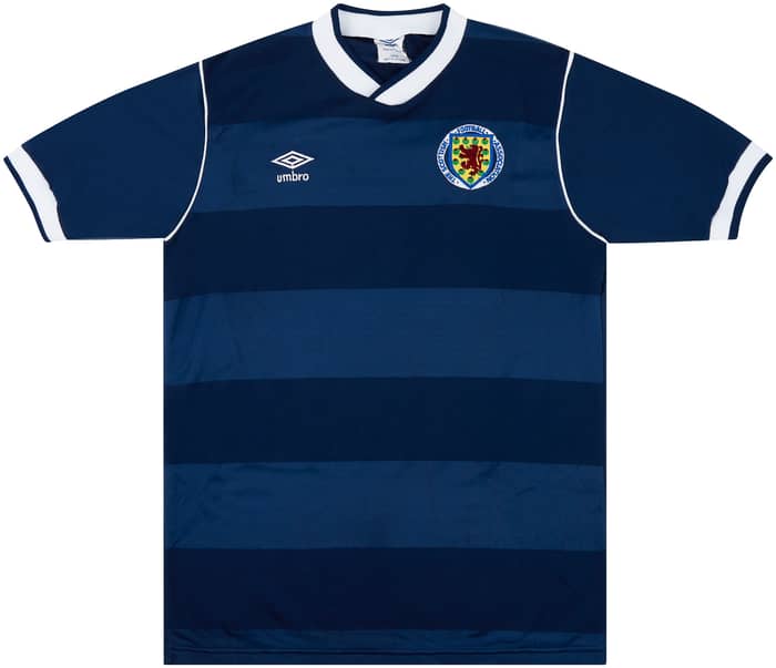 1985-88 Scotland Match Issue Home Shirt #18 (Narey)