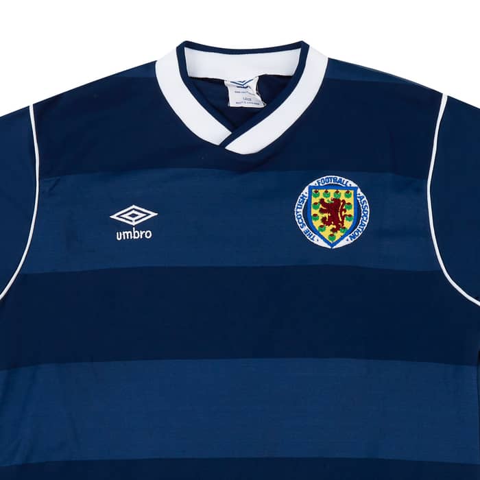 1985-88 Scotland Match Issue Home Shirt #18 (Narey)