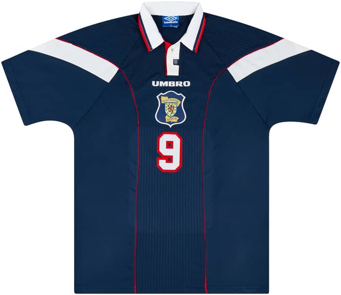 1996-98 Scotland Match Issue Home Shirt #9