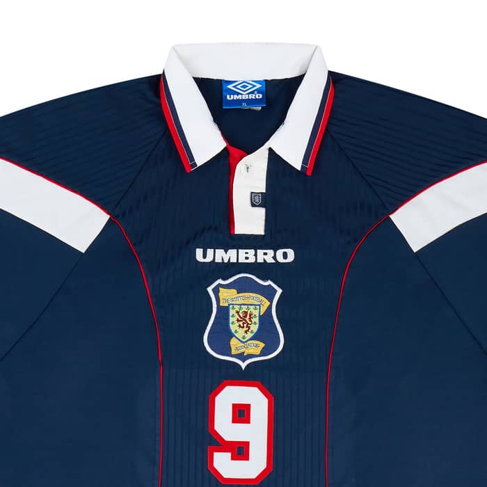 1996-98 Scotland Match Issue Home Shirt #9