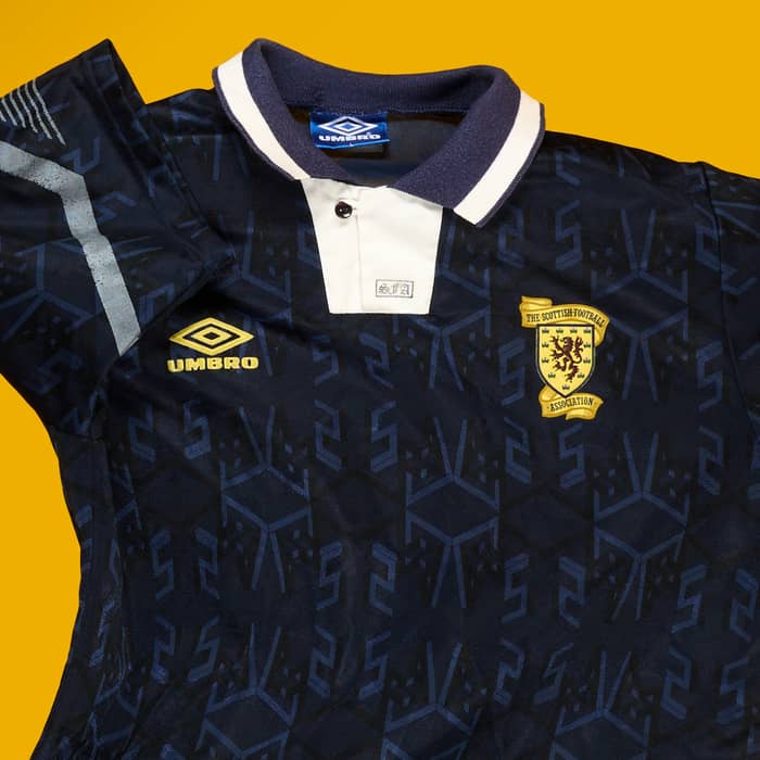 1991-94 Scotland Maillot Domicile