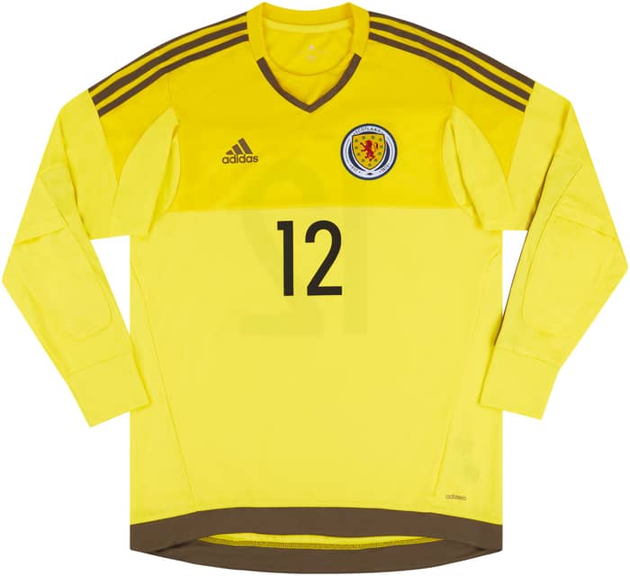 2016-17 Scotland Player Issue GK Away Shirt #12 (Excellent)