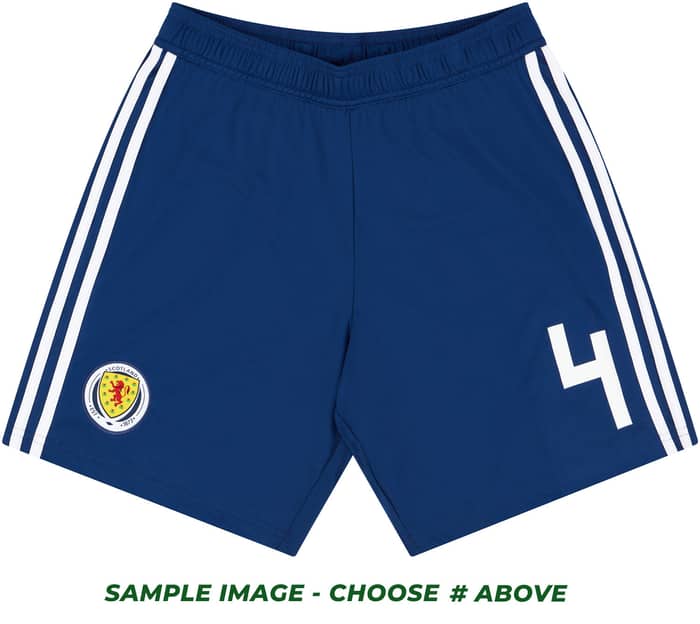 2017-18 Scotland Player Issue Home Shorts # *As New* L