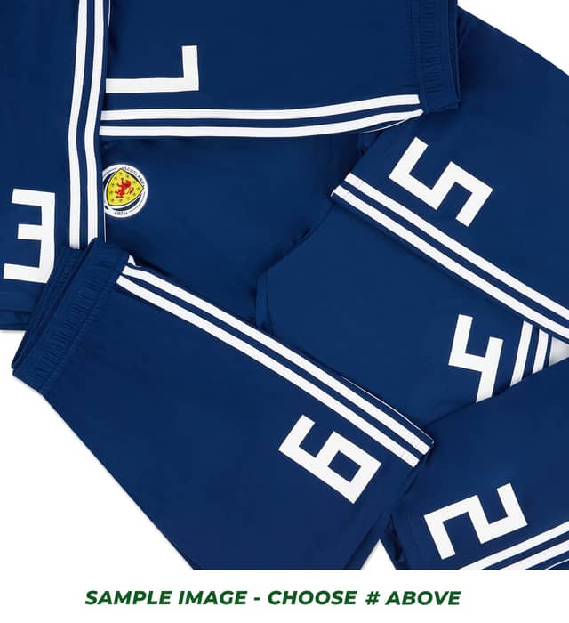 2017-18 Scotland Player Issue Home Shorts # *As New* L