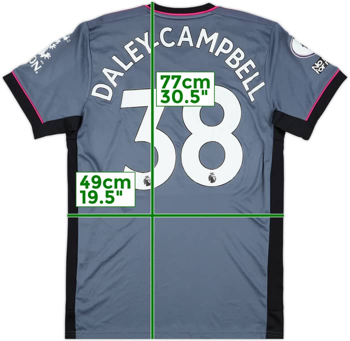 2021-22 Leicester Match Issue Third Shirt Daley-Campbell #38