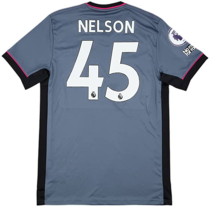 2021-22 Leicester Match Issue Third Shirt Nelson #45