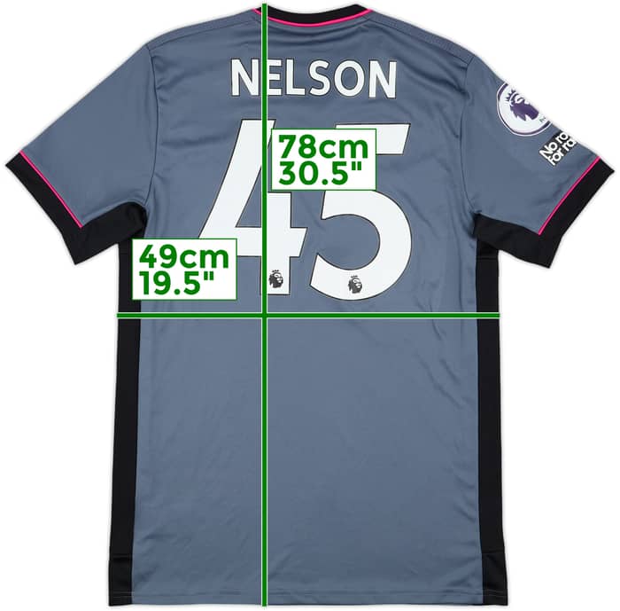 2021-22 Leicester Match Issue Third Shirt Nelson #45