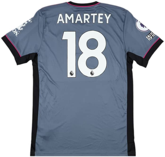 2021-22 Leicester Match Issue Third Shirt Amartey #18