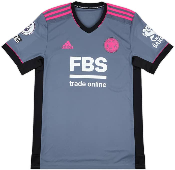 2021-22 Leicester Match Issue Third Shirt Amartey #18
