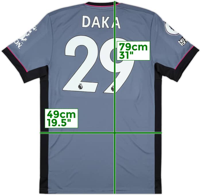 2021-22 Leicester Match Issue Third Shirt Daka #29