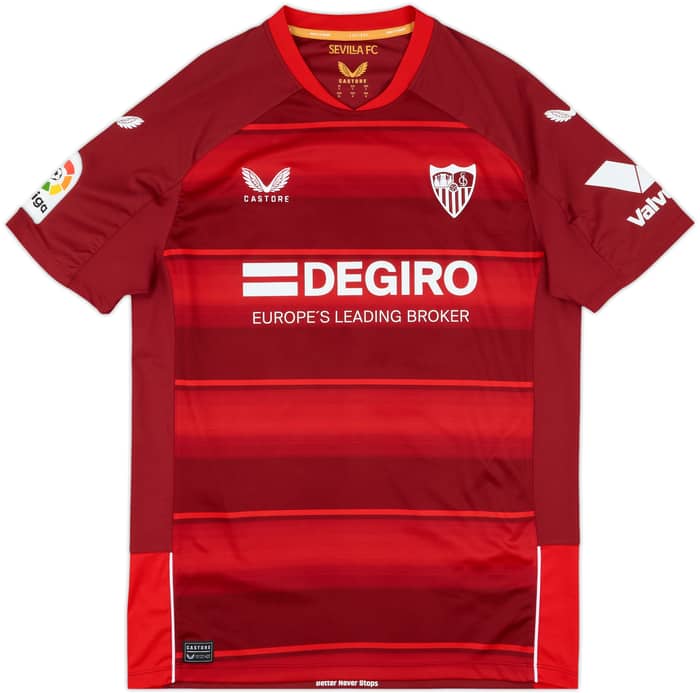 2022-23 Sevilla Match Issue Away Shirt #23 (Marcão)