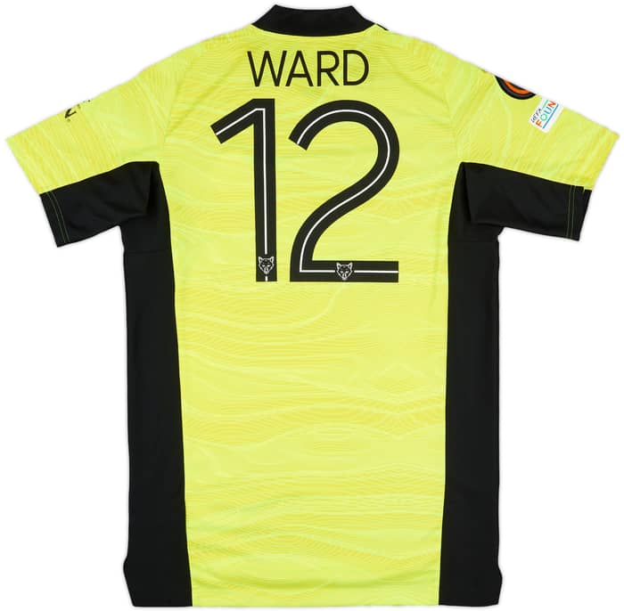 2021-22 Leicester Match Issue Europa League GK Shirt Ward #12
