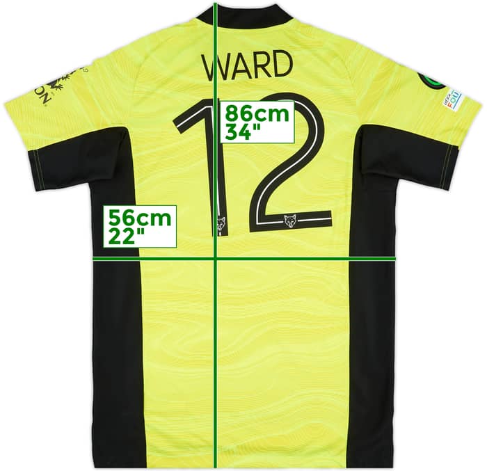 2021-22 Leicester Match Issue Conference League GK Shirt Ward #12