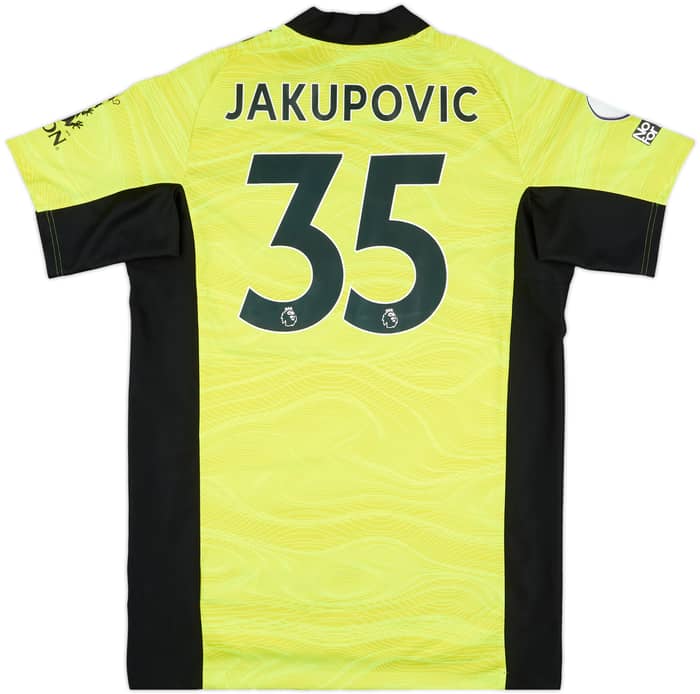 2021-22 Leicester Match Issue GK Shirt Jakupovic #35