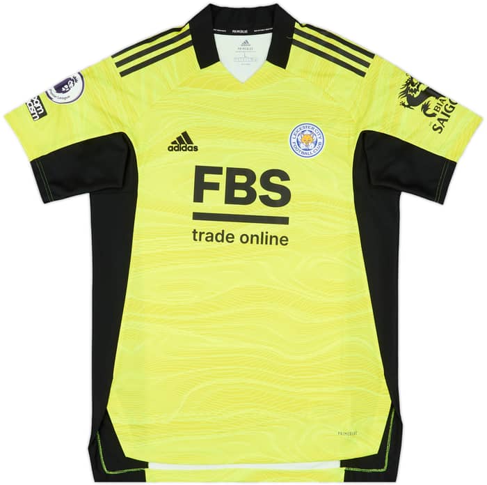 2021-22 Leicester Match Issue GK Shirt Jakupovic #35